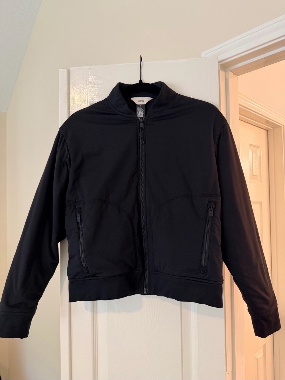 Vuori Black Bomber Jacket